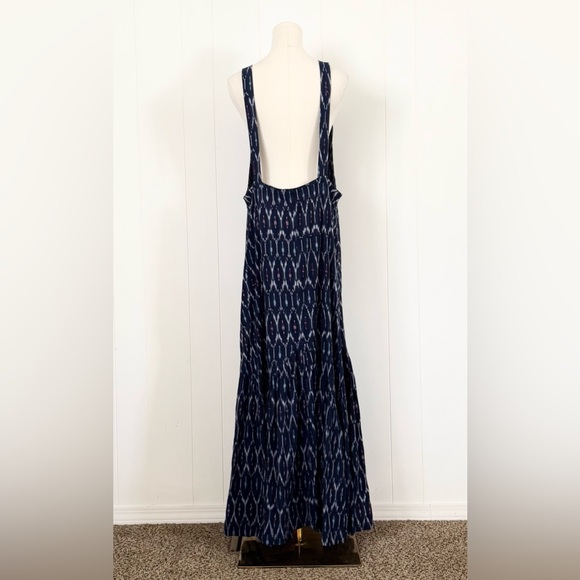 Free People One Love Prairie Maxi Dress in Dark Blue Large - Picture 5 of 7